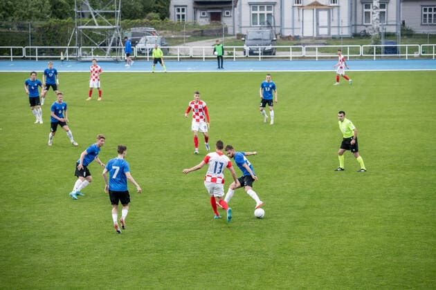 08.06.2022, Pärnu. 2023 UEFA European Under-21 Championship Qualifying match. Estonia VS Croatia 0:4. Photo: Urmas Luik Pärnu PM Pärnu Pärnumaa Estonia 7UL08JUN2022C-25  Copyright: xUrmasxLuikx Footballers