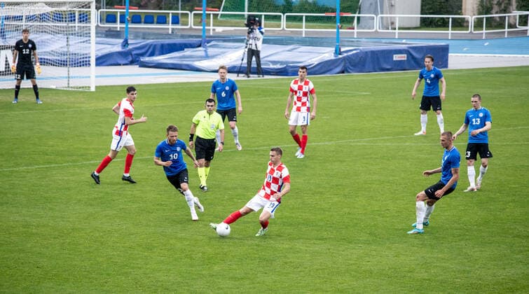 08.06.2022, Pärnu. 2023 UEFA European Under-21 Championship Qualifying match. Estonia VS Croatia 0:4. Photo: Urmas Luik Pärnu PM Pärnu Pärnumaa Estonia 7UL08JUN2022C-30  Copyright: xUrmasxLuikx Footballers