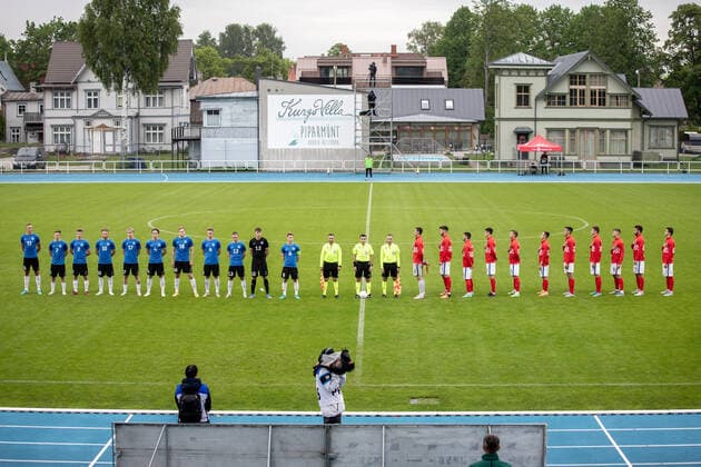 08.06.2022, Pärnu. 2023 UEFA European Under-21 Championship Qualifying match. Estonia VS Croatia 0:4. Photo: Urmas Luik Pärnu PM Pärnu Pärnumaa Estonia 7UL08JUN2022C-7  Copyright: xUrmasxLuikx Footballers