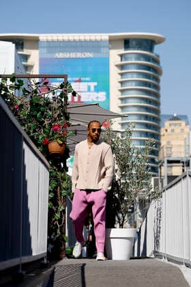 44 Lewis Hamilton GBR, Mercedes AMG Petronas F1 Team , F1 Grand Prix of Azerbaijan at Baku City Circuit on June 9, 2022 in Baku, Azerbaijan Photo by HOCH ZWEI Baku Azerbaijan