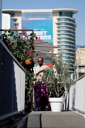 44 Lewis Hamilton GBR, Mercedes AMG Petronas F1 Team , F1 Grand Prix of Azerbaijan at Baku City Circuit on June 9, 2022 in Baku, Azerbaijan Photo by HOCH ZWEI Baku Azerbaijan