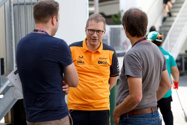 Andreas Seidl DEU, McLaren F1 Team , F1 Grand Prix of Azerbaijan at Baku City Circuit on June 9, 2022 in Baku, Azerbaijan Photo by HOCH ZWEI Baku Azerbaijan