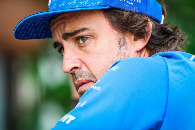 ALONSO Fernando (spa), Alpine F1 Team A522, portrait during the Formula 1 Azerbaijan Grand Prix 2022, 8th round of the 2022 FIA Formula One World Championship, WM, Weltmeisterschaft on the Baku City Circuit, from June 10 to 12, 2022 in Baku, Azerbaijan - F1 - AZERBAIJAN GRAND PRIX 2022 DPPI Panoramic  20220609_G00D5168