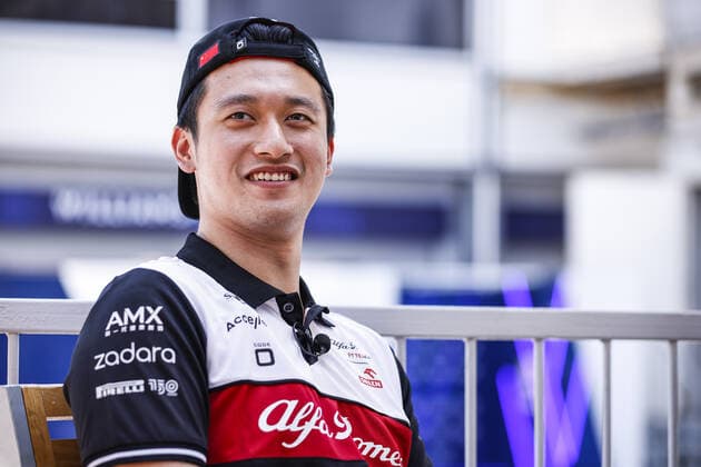 ZHOU Guanyu (chi), Alfa Romeo F1 Team ORLEN C42, portrait during the Formula 1 Azerbaijan Grand Prix 2022, 8th round of the 2022 FIA Formula One World Championship, WM, Weltmeisterschaft on the Baku City Circuit, from June 10 to 12, 2022 in Baku, Azerbaijan - F1 - AZERBAIJAN GRAND PRIX 2022 DPPI Panoramic  00122020__R5_6486
