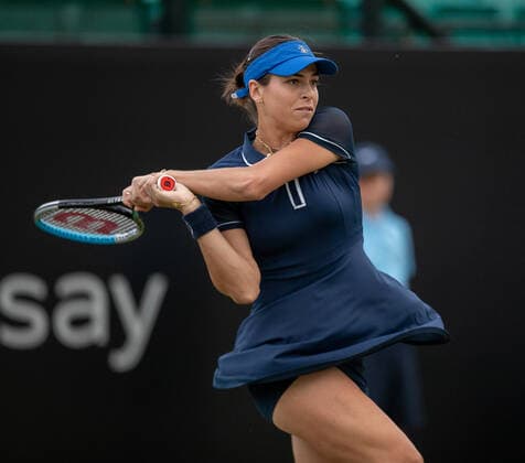 Rothesay Open Nottingham Day One Ajla Tomljanovic during the Second Round match of the Rothesay Open Nottingham Day One at Nottingham Tennis Centre, Nottingham Content Not Available For UK Newspapers Copyright: xDarrenxWoolleyx FIL-16999-0094 UK Newspapers OUT