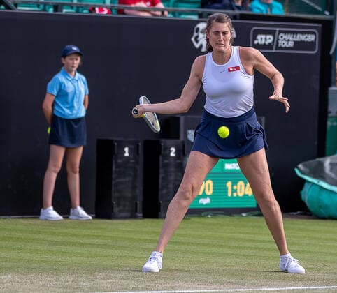 Rothesay Open Nottingham Day One Rebecca Marino during the Second Round match of the Rothesay Open Nottingham Day One at Nottingham Tennis Centre, Nottingham Content Not Available For UK Newspapers Copyright: xDarrenxWoolleyx FIL-16999-0005 UK Newspapers OUT