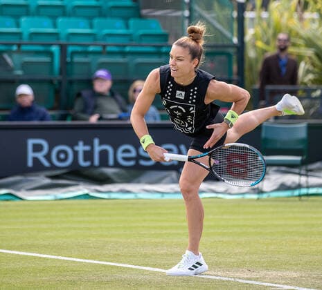 Rothesay Open Nottingham Day One Maria Sakkara during the Second Round match of the Rothesay Open Nottingham Day One at Nottingham Tennis Centre, Nottingham Content Not Available For UK Newspapers Copyright: xDarrenxWoolleyx FIL-16999-0012 UK Newspapers OUT
