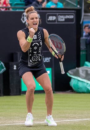 Sport Bilder des Tages Rothesay Open Nottingham Day One Maria Sakkara during the Second Round match of the Rothesay Open Nottingham Day One at Nottingham Tennis Centre, Nottingham Content Not Available For UK Newspapers Copyright: xDarrenxWoolleyx FIL-16999-0025 UK Newspapers OUT
