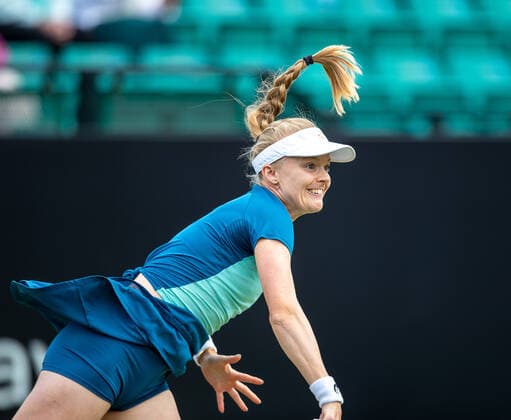 Rothesay Open Nottingham Day One Harriet Dart during the Second Round match of the Rothesay Open Nottingham Day One at Nottingham Tennis Centre, Nottingham Content Not Available For UK Newspapers Copyright: xDarrenxWoolleyx FIL-16999-0039 UK Newspapers OUT