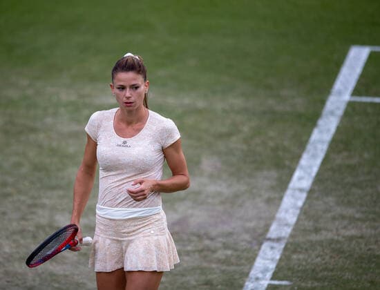 Rothesay Open Nottingham Day One Camila Giorgi during the Second Round match of the Rothesay Open Nottingham Day One at Nottingham Tennis Centre, Nottingham Content Not Available For UK Newspapers Copyright: xDarrenxWoolleyx FIL-16999-0059 UK Newspapers OUT