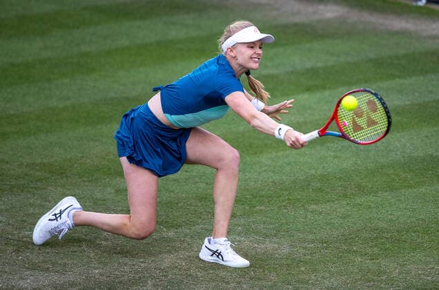 Rothesay Open Nottingham Day One Harriet Dart during the Second Round match of the Rothesay Open Nottingham Day One at Nottingham Tennis Centre, Nottingham Content Not Available For UK Newspapers Copyright: xDarrenxWoolleyx FIL-16999-0061 UK Newspapers OUT
