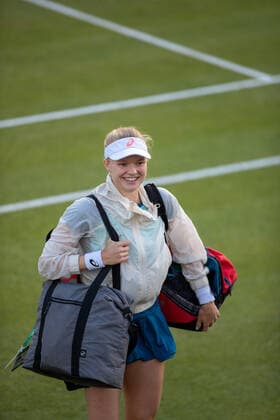 Rothesay Open Nottingham Day One Harriet Dart during the Second Round match of the Rothesay Open Nottingham Day One at Nottingham Tennis Centre, Nottingham Content Not Available For UK Newspapers Copyright: xDarrenxWoolleyx FIL-16999-0054 UK Newspapers OUT