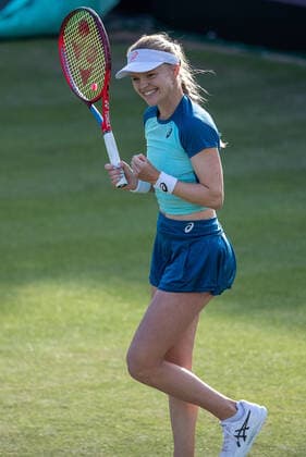 Sport Bilder des Tages Rothesay Open Nottingham Day One Harriet Dart during the Second Round match of the Rothesay Open Nottingham Day One at Nottingham Tennis Centre, Nottingham Content Not Available For UK Newspapers Copyright: xDarrenxWoolleyx FIL-16999-0079 UK Newspapers OUT