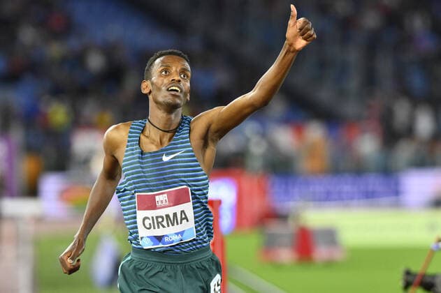 Sport Themen der Woche KW23 Sport Bilder des Tages GIRMA Lamecha (ETH) during Golden Gala Pietro Mennea, Diamond League, at Stadio Olimpico, 9th June 2022, Rome, Italy.  Copyright: xDomenicoxCippitellix xipa-agencyx xx 0