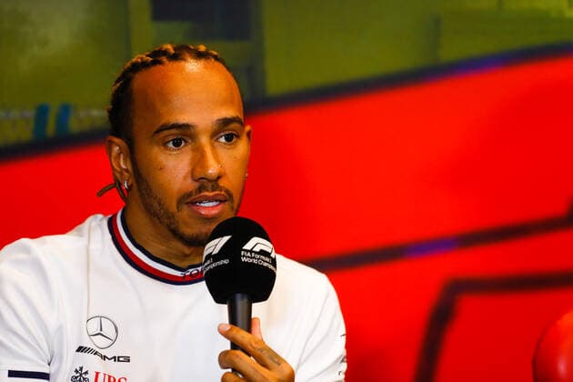 44 Lewis Hamilton GBR, Mercedes AMG Petronas F1 Team , F1 Grand Prix of Azerbaijan at Baku City Circuit on June 10, 2022 in Baku, Azerbaijan Photo by Carl Bingham Motorsport Images DPPI via HOCH ZWEI Baku Azerbaijan