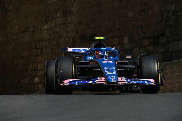31 OCON Esteban (fra), Alpine F1 Team A522, action during the Formula 1 Azerbaijan Grand Prix 2022, 8th round of the 2022 FIA Formula One World Championship, WM, Weltmeisterschaft on the Baku City Circuit, from June 10 to 12, 2022 in Baku, Azerbaijan - F1 - AZERBAIJAN GRAND PRIX 2022 DPPI Panoramic  00122020__B3_2108