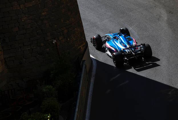 14 Fernando Alonso ESP, BWT Alpine F1 Team , F1 Grand Prix of Azerbaijan at Baku City Circuit on June 10, 2022 in Baku, Azerbaijan Photo by HOCH ZWEI Baku Azerbaijan