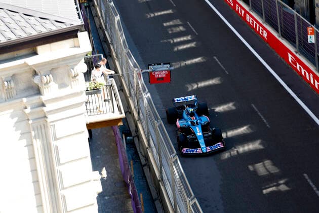 31 Esteban Ocon FRA, BWT Alpine F1 Team , F1 Grand Prix of Azerbaijan at Baku City Circuit on June 10, 2022 in Baku, Azerbaijan Photo by HOCH ZWEI Baku Azerbaijan