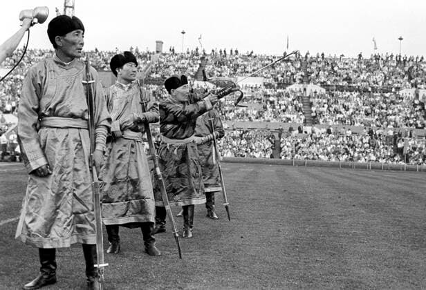 event 718645 14.06.1971 A Soviet-Mongolian sport event. The Moscow Stadium Dynamo . ????? Sputnik Moscow Russia  Copyright: x?????x