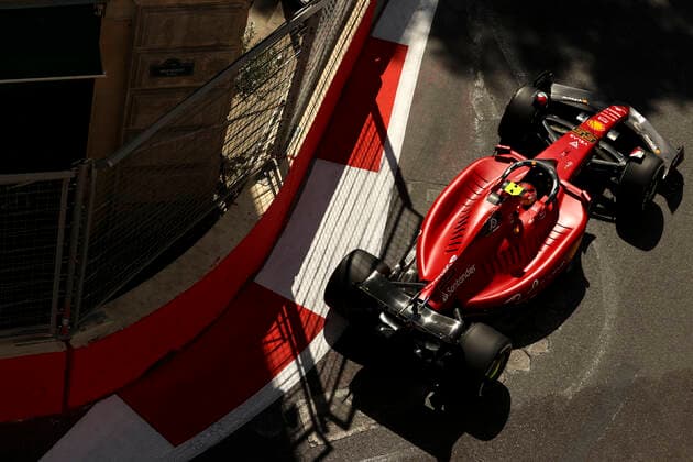 55 Carlos Sainz ESP, Scuderia Ferrari , F1 Grand Prix of Azerbaijan at Baku City Circuit on June 10, 2022 in Baku, Azerbaijan Photo by HOCH ZWEI Baku Azerbaijan