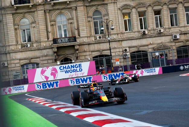 1 Max Verstappen NLD, Oracle Red Bull Racing , F1 Grand Prix of Azerbaijan at Baku City Circuit on June 10, 2022 in Baku, Azerbaijan Photo by HOCH ZWEI Baku Azerbaijan