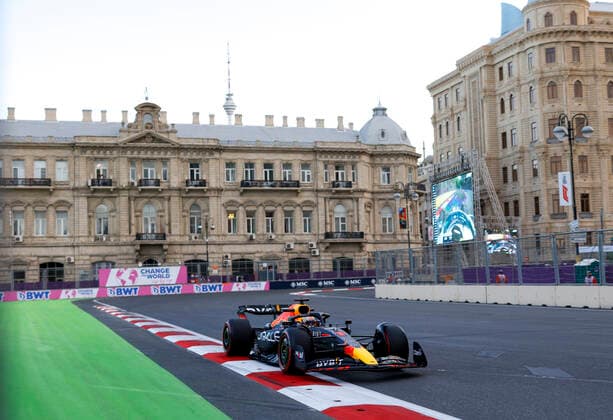 1 Max Verstappen NLD, Oracle Red Bull Racing , F1 Grand Prix of Azerbaijan at Baku City Circuit on June 10, 2022 in Baku, Azerbaijan Photo by HOCH ZWEI Baku Azerbaijan