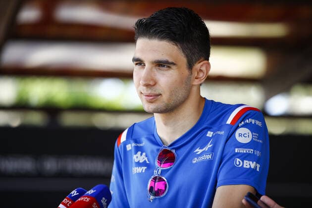 OCON Esteban (fra), Alpine F1 Team A522, portrait during the Formula 1 Azerbaijan Grand Prix 2022, 8th round of the 2022 FIA Formula One World Championship, WM, Weltmeisterschaft on the Baku City Circuit, from June 10 to 12, 2022 in Baku, Azerbaijan - F1 - AZERBAIJAN GRAND PRIX 2022 DPPI Panoramic  00122020__B3_1181