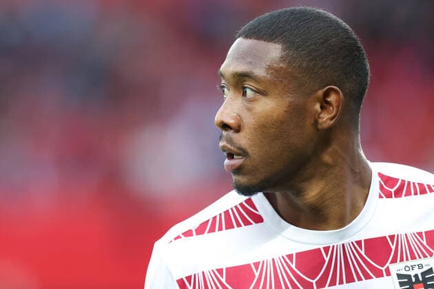 SOCCER - NL, AUT vs FRA VIENNA,AUSTRIA,10.JUN.22 - SOCCER - UEFA Nations League, OEFB international match, Länderspiel, Nationalmannschaft Austria vs France. Image shows David Alaba (AUT) during warmup.  GEPAxpictures xArminxRauthner