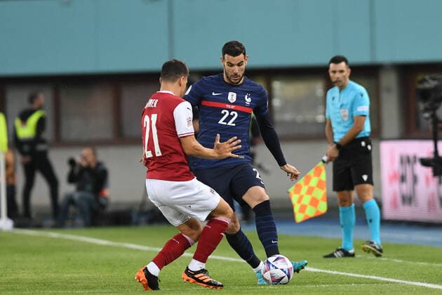 UEFA Nations League, group A1 Austria vs. France Theo Hernandez Vienna Austria Copyright: xANCAxTEPEIx