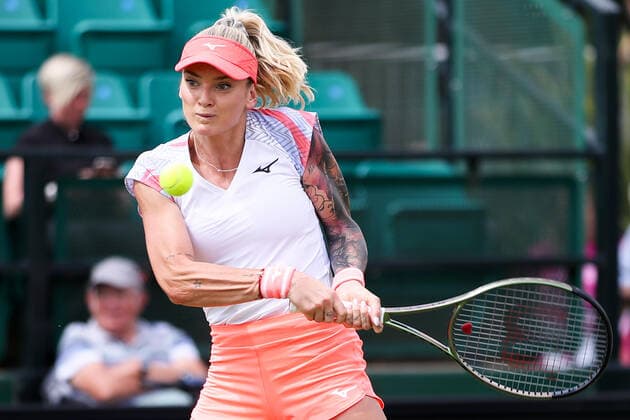 TENNIS - WTA, Tennis Damen Nottingham Open 2022 NOTTINGHAM,ENGLAND,10.JUN.22 - TENNIS - WTA Tour, Nottingham Open. Image shows Tereza Martincova (CZE).  GEPAxpictures xAlanxGrieves
