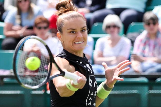 TENNIS - WTA, Tennis Damen Nottingham Open 2022 NOTTINGHAM,ENGLAND,10.JUN.22 - TENNIS - WTA Tour, Nottingham Open. Image shows Maria Sakkari (GRE).  GEPAxpictures xAlanxGrieves
