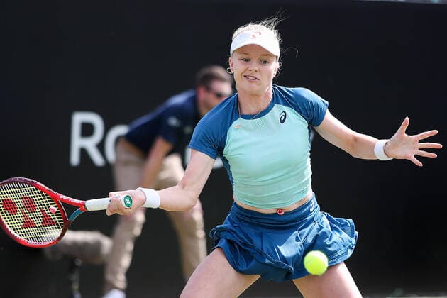 TENNIS - WTA, Tennis Damen Nottingham Open 2022 NOTTINGHAM,ENGLAND,10.JUN.22 - TENNIS - WTA Tour, Nottingham Open. Image shows Harriet Dart (GBR).  GEPAxpictures xAlanxGrieves