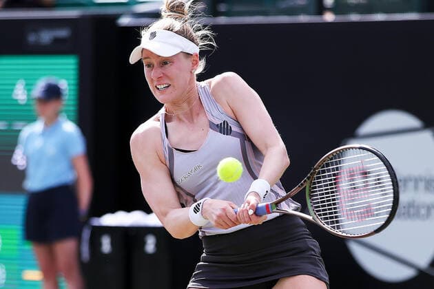 TENNIS - WTA, Tennis Damen Nottingham Open 2022 NOTTINGHAM,ENGLAND,10.JUN.22 - TENNIS - WTA Tour, Nottingham Open. Image shows Alison Riske (USA).  GEPAxpictures xAlanxGrieves