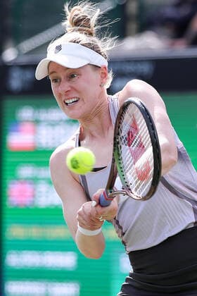 TENNIS - WTA, Tennis Damen Nottingham Open 2022 NOTTINGHAM,ENGLAND,10.JUN.22 - TENNIS - WTA Tour, Nottingham Open. Image shows Alison Riske (USA).  GEPAxpictures xAlanxGrieves