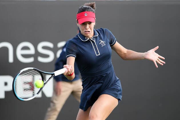 TENNIS - WTA, Tennis Damen Nottingham Open 2022 NOTTINGHAM,ENGLAND,10.JUN.22 - TENNIS - WTA Tour, Nottingham Open. Image shows Ajla Tomljanovic (CRO).  GEPAxpictures xAlanxGrieves
