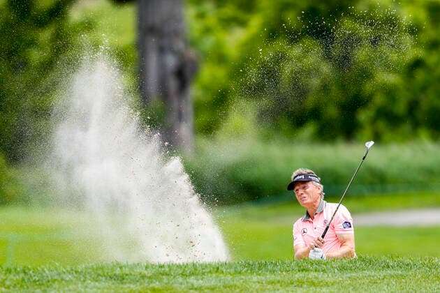 Golf, Bernhard Langer is now record holder in senior golf, archive pictures