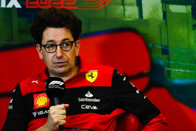 BINOTTO Mattia (ita), Managing Director of the Scuderia Ferrari, portrait during the Formula 1 Azerbaijan Grand Prix 2022, 8th round of the 2022 FIA Formula One World Championship, WM, Weltmeisterschaft on the Baku City Circuit, from June 10 to 12, 2022 in Baku, Azerbaijan - F1 - AZERBAIJAN GRAND PRIX 2022 DPPI Panoramic  GP2208_084034_X4I9110