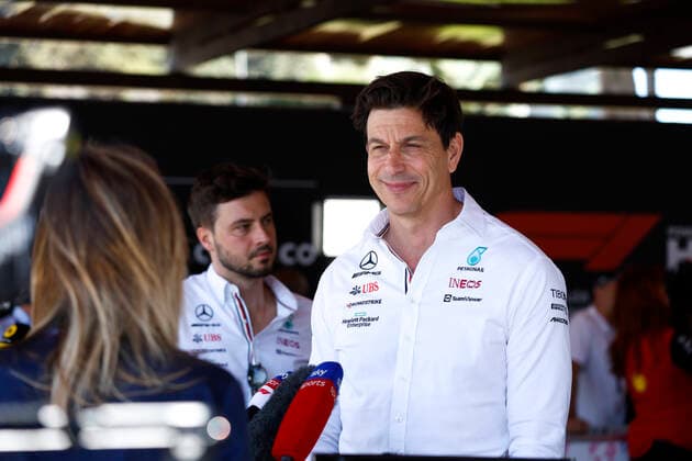 Toto Wolff AUT, Mercedes AMG Petronas F1 Team , F1 Grand Prix of Azerbaijan at Baku City Circuit on June 11, 2022 in Baku, Azerbaijan Photo by HOCH ZWEI Baku Azerbaijan