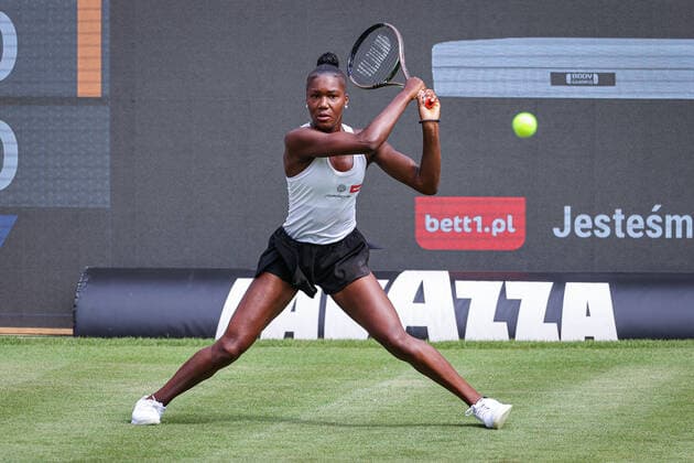 Noma NOHA AKUGUE GER, bett1open WTA 500, Berlin, LTTC Rot Weiß , 11 06 2022, Copyright: xClaudioxGärtnerx