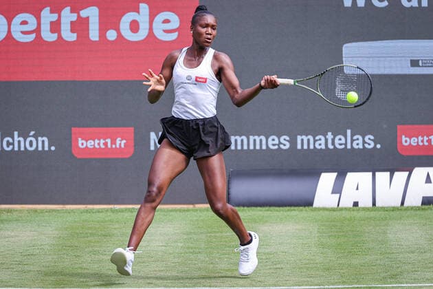 Noma NOHA AKUGUE GER, bett1open WTA 500, Berlin, LTTC Rot Weiß , 11 06 2022, Copyright: xClaudioxGärtnerx