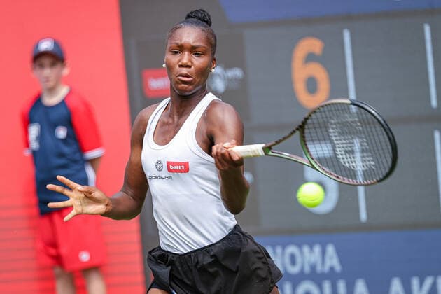 Noma NOHA AKUGUE GER, bett1open WTA 500, Berlin, LTTC Rot Weiß , 11 06 2022, Copyright: xClaudioxGärtnerx
