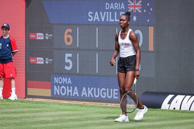Noma NOHA AKUGUE GER, bett1open WTA 500, Berlin, LTTC Rot Weiß , 11 06 2022, Copyright: xClaudioxGärtnerx