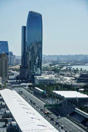 Track impression, F1 Grand Prix of Azerbaijan at Baku City Circuit on June 9, 2022 in Baku, Azerbaijan Photo by HOCH ZWEI Baku Azerbaijan