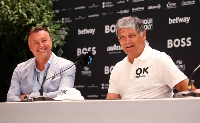 Tennis, ATP Tournament in Stuttgart, Press Conference