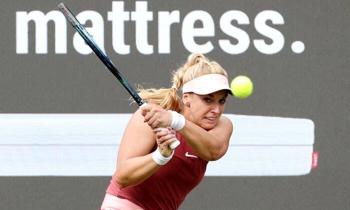Sabine Lisicki GER vs Asia Muhammad USA tennis bett1 open WTA 500 tournament on grass women season 2021 2022 11 06 2022