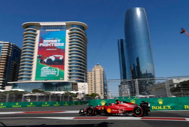 16 Charles Leclerc MCO, Scuderia Ferrari , F1 Grand Prix of Azerbaijan at Baku City Circuit on June 11, 2022 in Baku, Azerbaijan Photo by HOCH ZWEI Baku Azerbaijan