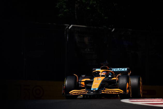03 RICCIARDO Daniel (aus), McLaren F1 Team MCL36, action during the Formula 1 Azerbaijan Grand Prix 2022, 8th round of the 2022 FIA Formula One World Championship, WM, Weltmeisterschaft on the Baku City Circuit, from June 10 to 12, 2022 in Baku, Azerbaijan - F1 - AZERBAIJAN GRAND PRIX 2022 DPPI Panoramic  20220611_G00D7367