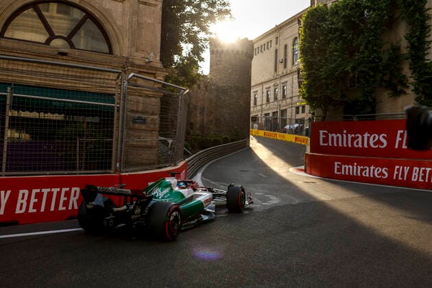 77 Valtteri Bottas FIN, Alfa Romeo F1 Team ORLEN , F1 Grand Prix of Azerbaijan at Baku City Circuit on June 11, 2022 in Baku, Azerbaijan Photo by HOCH ZWEI Baku Azerbaijan