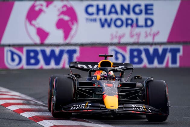 June 11, 2022, Baku, Azerbaijan: MAX VERSTAPPEN of the Netherlands and Red Bull Racing drives during qualifying of the 2022 FIA Formula 1 Azerbaijan Grand Prix at Baku City Circuit in Baku, Azerbaijan. Baku Azerbaijan - ZUMAg147 20220611_zap_g147_014 Copyright: xJamesxGasperottix