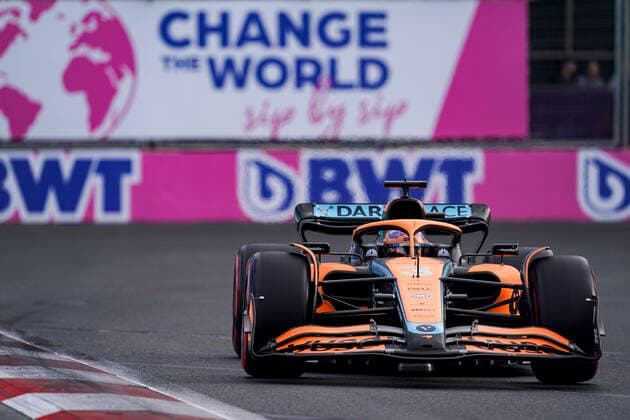 June 11, 2022, Baku, Azerbaijan: DANIEL RICCIARDO of Australia and McLaren F1 Team drives during qualifying of the 2022 FIA Formula 1 Azerbaijan Grand Prix at Baku City Circuit in Baku, Azerbaijan. Baku Azerbaijan - ZUMAg147 20220611_zap_g147_019 Copyright: xJamesxGasperottix